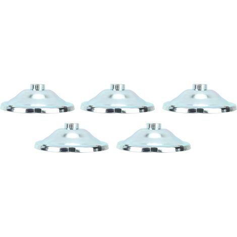 Set di 5 paralumi industriali in ferro per magazzini, fabbriche o miniere paralumi con filettatura interna G1/2 15 cm (1/5)