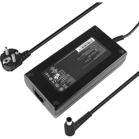 180W AC Adaptateur Chargeur Adapté Compatible avec A15-180P1A A180A005L Alpha 15 17 Serie Alpha 15 A3DD A3DDK A4DEK MS-16U6 GE63 Raider RGB 8SE GE75 Raider GE75 Raider 8SE 9SE 9SF (1/5)