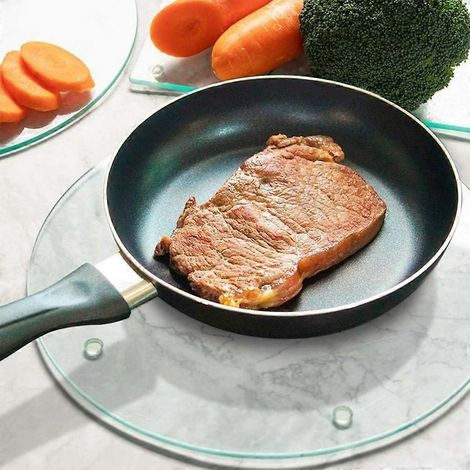 Planche à découper transparente antidérapante en acrylique pour plan de travail de cuisine (1/4)