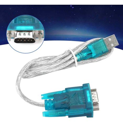 Adaptateur/convertisseur de câble de programmation PLC série USB vers RS232 (1/5)