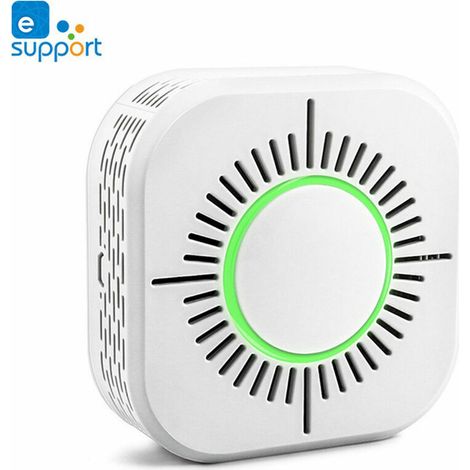 Ewelink Detecteur De Fumee Sans Fil Capteur 433Mhz Protection Securite Incendie Travail Capteur D'Alarme Avec Sonoff Rf Pont App Smart Control Accueil Pour La Maison Cuisine / Magasin / Hotel (1/5)