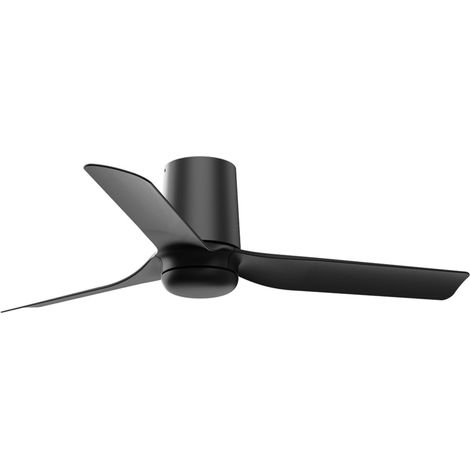 Faro Mini Punt Tub Small Black DC Ceiling Fan 6 Speed