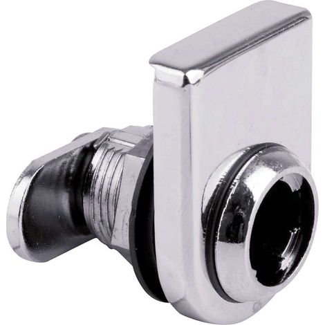 Mécanisme support serrure de porte en verre 1 vantail épaisseur 4 - 14mm sans barillet verrou Meuble Armoire Vitrine Secrétaire Porte Sécurité Universel (1/2)