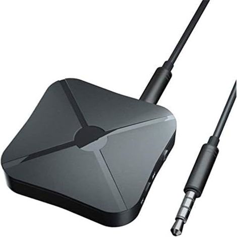 Adaptador Bluetooth Transmisor Receptor - 2 en 1 Modo Switch - Entrada RCA y Aux 3,5 mm - Latencia Baja - Para TV Auto Estéreo Altavoces Auriculares - 1 Unidad (1/5)