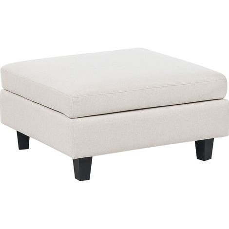 Ottomane UNSTAD Stoff Hellbeige (1/5)