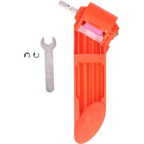 Bohrerschärfer, selbstzentrierendes ABS-Schleifwerkzeug für elektrische Schleifmaschinen (Orange).