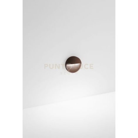 FREE ROUND SEGNAPASO DA ESTERNO 4000K 180LM 3W IP54 CORTEN
