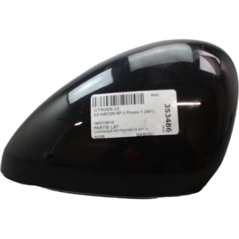 [PRODUIT D'OCCASION] Carenage Retroviseur Exterieur Gauche CITROEN C3 II Phase 1 (a51) 2009-2013 ♻️ Ref Oe. 8152j4 - Garantie à vie (1/3)