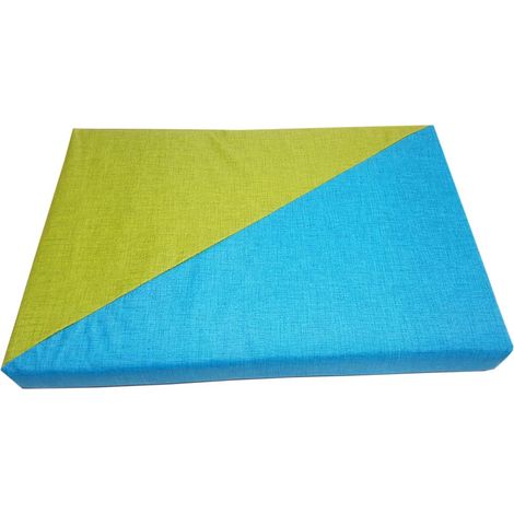 Cuscino per cani sfoderabile waterproof medora green blue 80 cm