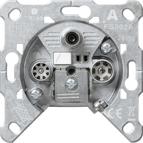 Gira Prise d'antenne SE33ST Insert [093700], 0937 00