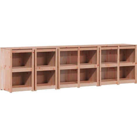 vidaXL Mobile da cucina da esterno MEPPEL 4 pz Douglas Naturale (1/5)