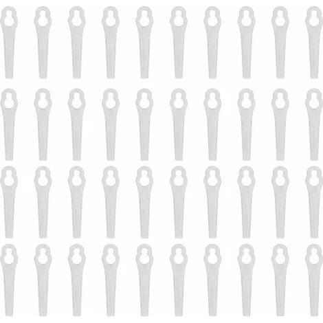 Lot de 100 lames plastiques de rechange pour machine de coupe, accessoires universels pour jardin (1/4)