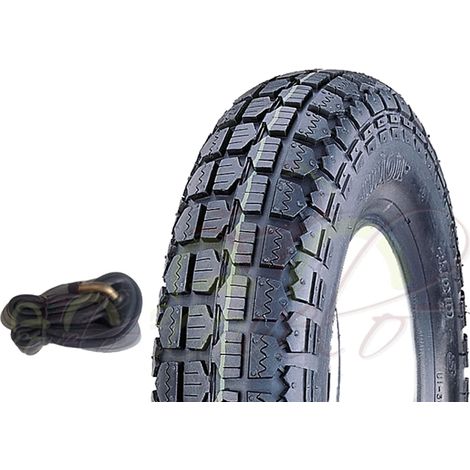 GOMMA VESPA 3.50-8 + CAMERA D'ARIA PNEUMATICO COPERTONE 6 TELE PER VESPA VBB VNB VBA VNA VB1T GL 125 150 Ecovelo