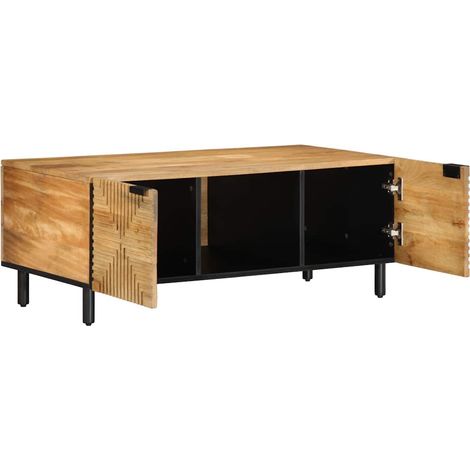 Maison Exclusive - Tavolino da Salotto Marrone 100x54x40cm Legno Massello di Mango (1/5)