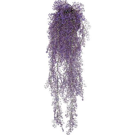 Fleurs artificielles murales, fleurs suspendues, fleurs artificielles pour patio, fleurs artificielles d'extérieur, plantes artificielles suspendues pour la maison, le jardin et les mariages (1/5)