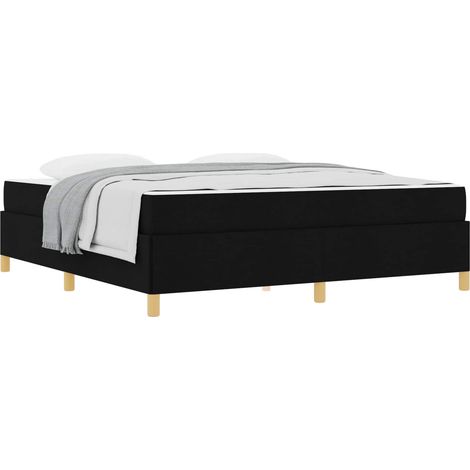 Maison Exclusive - Bettrahmen mit Matratze Schwarz 180 x 200 cm S