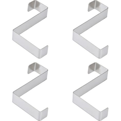 Set mit 10 Edelstahl-Küchenhaken, selbstklebend, flacher Kopf (10 Stück). (1/5)