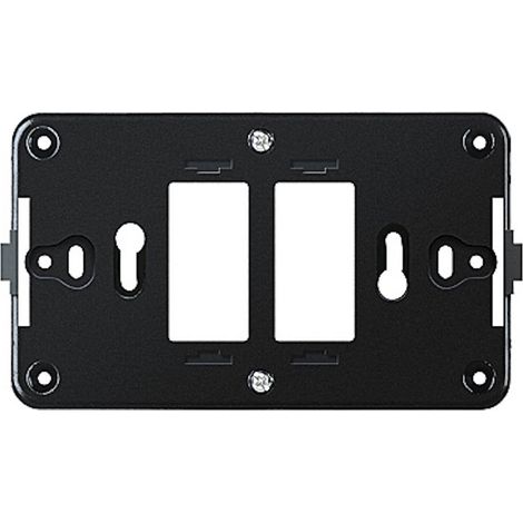 Supporto placca per cassetta tonda e 503 2 posti compatibile magic bticino ticin