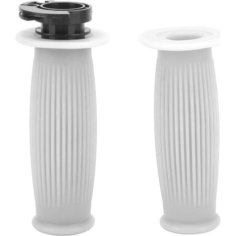 Poignées de commande d'accélérateur en caoutchouc ABS haute résistance, poignées torsadées de guidon de 22 mm, mise à niveau de remplacement pour moto scooter GY6 50 80 125 150 (Blanche) (1/5)