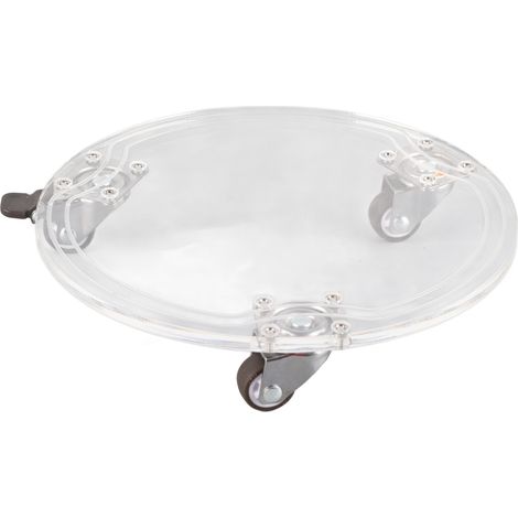 Plateau Acrylique Transparent Rond Support pour Purificateur d'Air Chauffage et Climatisation (1/5)
