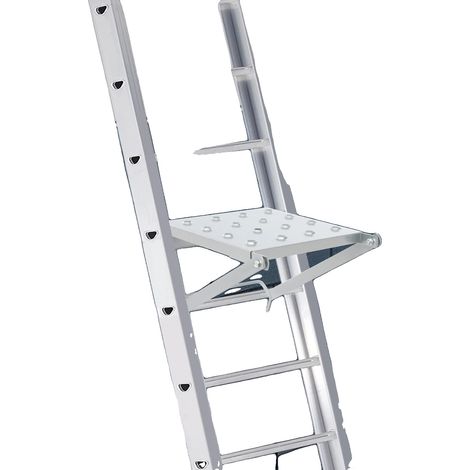Plateforme de travail, capacité de charge de 150 kg, design antidérapant, Argent (1/2)