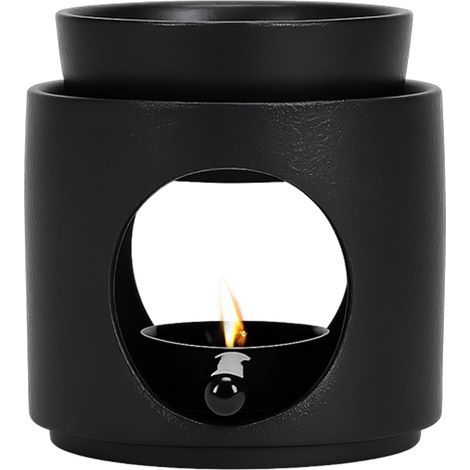 Duftlampe, Keramik, abnehmbare Schale, Öldiffusor, Teelicht, Dekoration für Yoga-Räume (1/5)