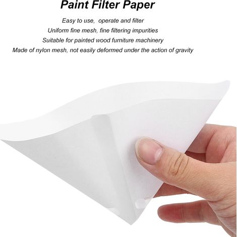 50 filtres en papier pour pistolet à peinture (1/5)