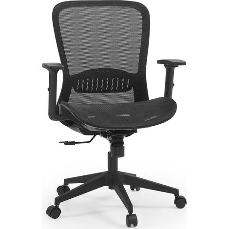 Bürostuhl / Drehstuhl Air Port 2 Netzstoff schwarz mybuero (1/5)