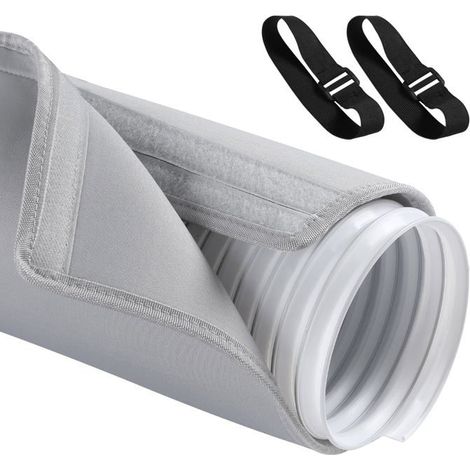 60x20 Pouces Protection pour Tuyau Climatiseur, 5"&5.9" Portable Isolé Housse Tuyau Climatiseur Manchon Protection en EVA (1/5)