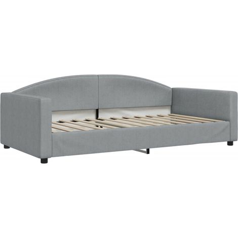 Maison Exclusive - Letto da Giorno Grigio Chiaro 100x200 cm in Tessuto (1/5)