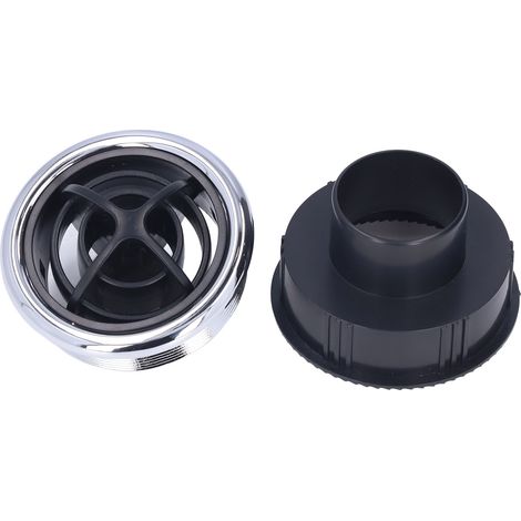 Buse de ventilation ronde ABS pour climatisation, déflecteur d'air sortie filetée, compatible camping-car, bus, voiture (1/5)