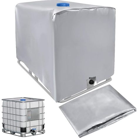 Copertura per serbatoio IBC da 1000 litri, resistente ai raggi UV e alla polvere, dimensioni 120x100x116 cm. (1/5)