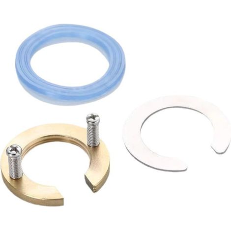 Kit de tuercas de fijación para grifo de 32 mm, kit de fijación de una pieza, para grifos de agua fría y caliente en fregaderos de cocina, latón. (1/5)