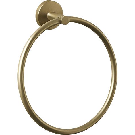 COSMIC Towel ring, 20cm, Matt gold, Anti-corrosion, Start Collection