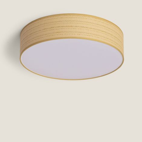 Plafonnier Rond Raphia Ranje Naturel ø50 cm (1/5)