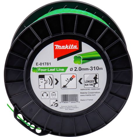 BOBINA DI FILO PER DECESPUGLIATORE 2mm X 310 METRI MAKITA - E-01781
