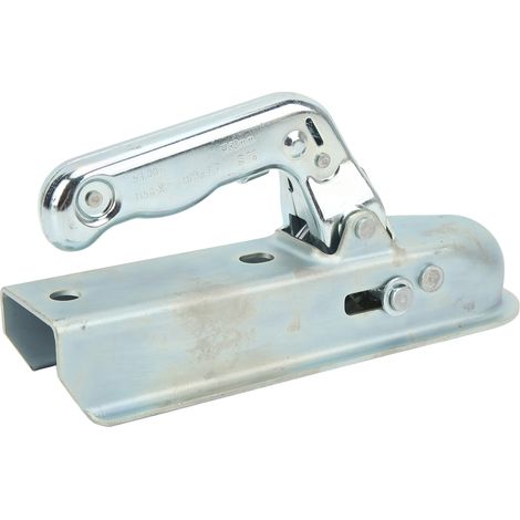 Attelage de remorque à flèche droite de 2 pouces, capacité de 800 kg, construction en acier pour camping-car, bateau et caravane (1/5)