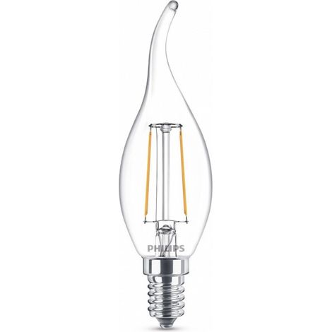 Philips Lampadina LED Classic  E14, 2 W Equivalenti a 25 W, Luce Bianca Naturale Calda [Classe di efficienza energetica A++] (1/4)