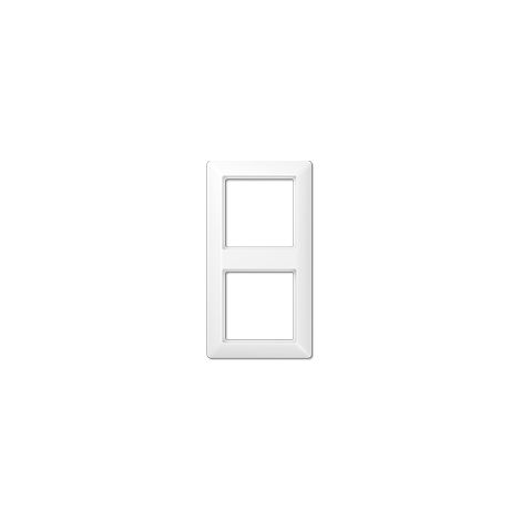 Cornice interruttore Jung as 582 bf ww 2 prese termoplastica