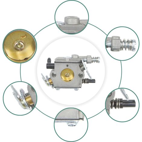 The WT99 carburetor for garden equipment is suitable for HUSQVARNA 40 240 245R 710050772252.--DTEKGAZ