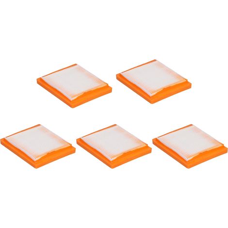 Ortviai Filtre à air plat pour carburateur XT650 – 5 pièces en mousse PU et papier filtrant coton, 110 x 90 mm (1/3)