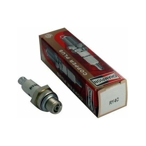The Champion RY4C spark plug is equivalent to NGK CMR6A, CMR7A, NGCMR6A and NGCMR7A.