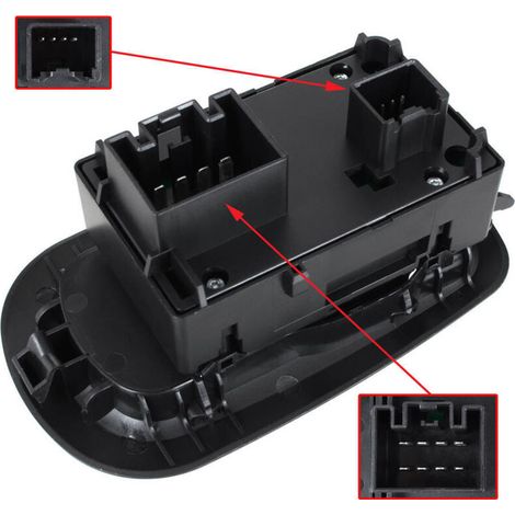 Pannello di controllo per finestrino elettrico sinistro, 2 pulsanti, per Ford Transit Custom 2012