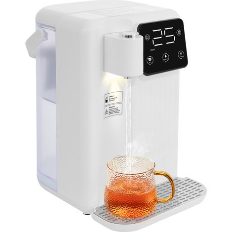 Fontaine à eau instantanée 2200W – 3L, 13 températures (25-99°C), 3 volumes – Filtration charbon actif – Pour maison, bureau