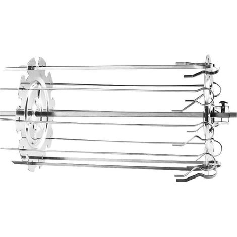 Barbecue Grille Métal Cage pour Barbecue, Acier Inoxydable Rôtissoire Kebab Brochettes Cage à Aiguilles Fours Maker Grill pour friteuse à air Chaud Fryer-Fei Yu (1/5)