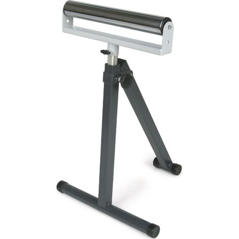 Holzstar – Servante à rouleau 70 kg – Hauteur réglable 700 à 1150 mm – Largeur max. 400 mm – Support avec rouleau inclus (1/2)