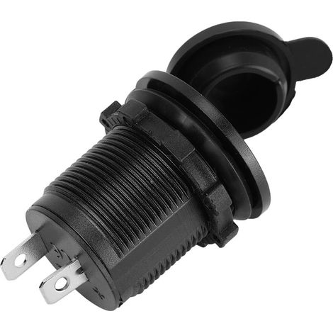 Prise allume-cigare 12V/24V étanche pour voiture et moto avec couvercle ABS (1/5)