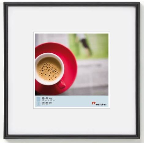 Walther Design Galeria cadre photo mural noir 40x40 cm (1/5)
