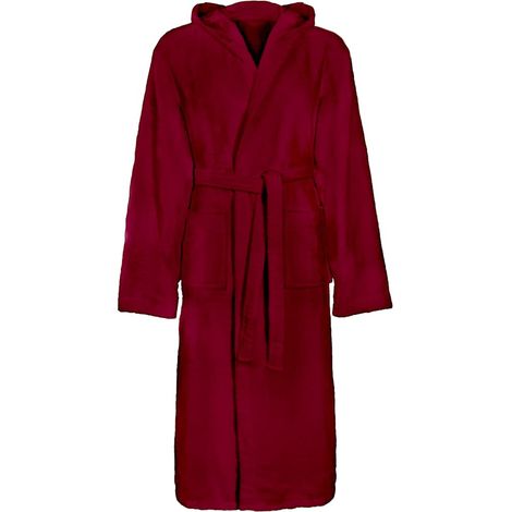 vidaXL Peignoir KINN Rouge XXXL Coton