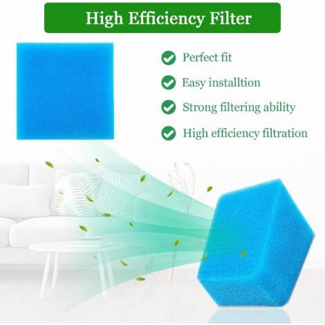 Roller Brush + Filter for Eureka NEW430, for JONR ED12 Wet and Dry Vacuum Cleaner Spare Parts, Accessories Set 2 Brush Rollers + 2 Filters (1/2)